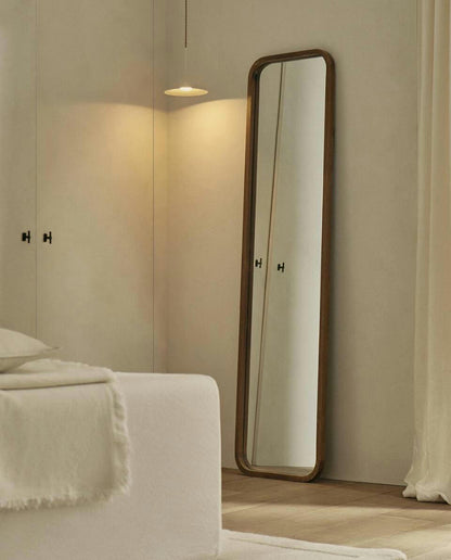 ROUND VERTICAL MIRROR WITH FRAME